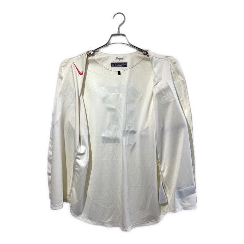 ロサンゼルス・エンゼルス 野球ユニフォーム T7LM-lDC1 ロサンゼルス ドジャース シティ コネクト ユニフォーム SIZE L アイボリー