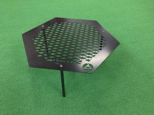 ANCAM (アナキャン) アウトドアテーブル 約56×49×25cm ブラック メタヘキテL