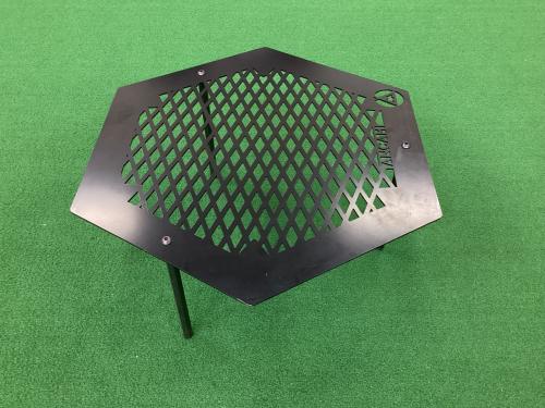 ANCAM (アナキャン) アウトドアテーブル 約56×49×25cm ブラック メタヘキテL