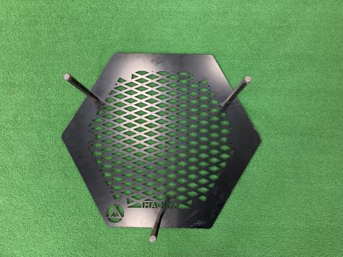 ANCAM (アナキャン) アウトドアテーブル 約56×49×25cm ブラック メタヘキテL