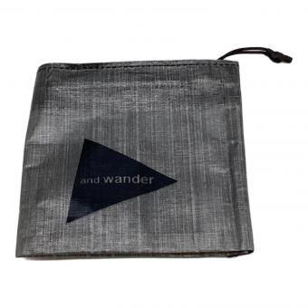 and wander (アンドワンダー) ULウォレットwithダイニーマ 2つ折り財布 ＠ グレー