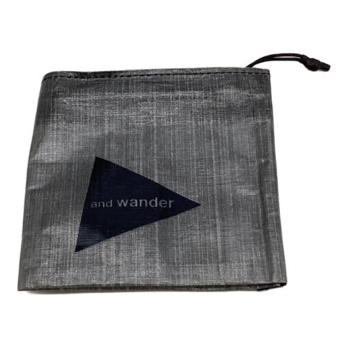 and wander (アンドワンダー) ULウォレットwithダイニーマ 2つ折り財布 ＠ グレー