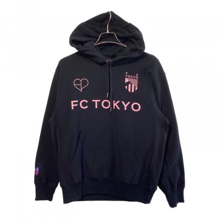 FC東京 (エフシートウキョウ) ブラックピンクロゴフーディ サポーター