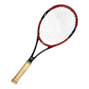 Wilson (ウィルソン) Pro Staff RF 97 硬式テニスラケット ロジャー・フェデラーモデル/ブラック×レッド フェイス 97インチ・ウエイト 340g・グリップ 4 1/4