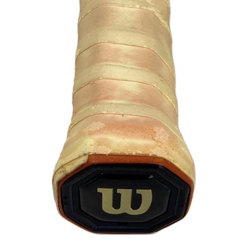 Wilson (ウィルソン) Pro Staff RF 97 硬式テニスラケット ロジャー・フェデラーモデル/ブラック×レッド フェイス 97インチ・ウエイト 340g・グリップ 4 1/4