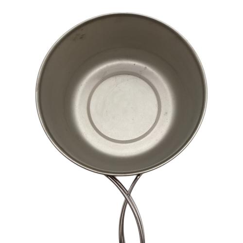 Snow peak (スノーピーク) 純チタン食器3点セット アウトドア食器 STW-001T 廃盤品
