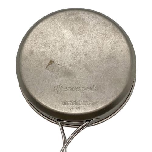 Snow peak (スノーピーク) 純チタン食器3点セット アウトドア食器 STW-001T 廃盤品