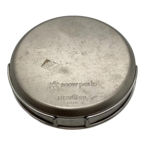 Snow peak (スノーピーク) 純チタン食器3点セット アウトドア食器 STW-001T 廃盤品