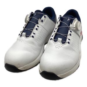 MIZUNO (ミズノ) ゴルフシューズ 51GQ250101 ハザードエナジー ボア程度A メンズ SIZE 24.5cm ホワイト×ネイビー