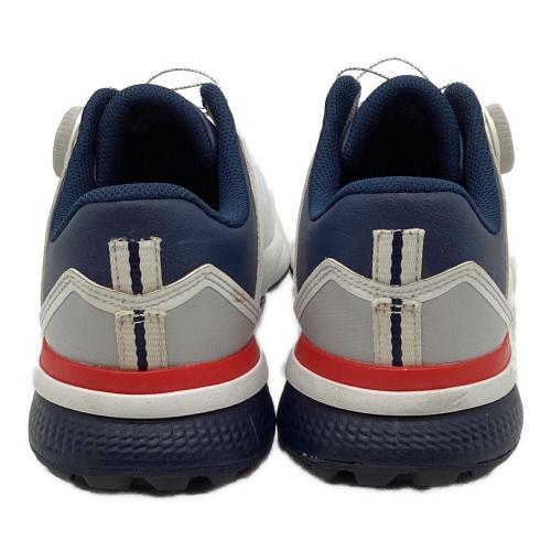 MIZUNO (ミズノ) ゴルフシューズ 51GQ250101 ハザードエナジー ボア程度A メンズ SIZE 24.5cm ホワイト×ネイビー