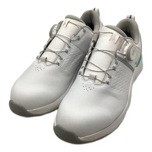 MIZUNO (ミズノ) ゴルフシューズ 51GQ250105 ハザード エナジー ボア メンズ SIZE 24.5cm ホワイト×ライトグリーン