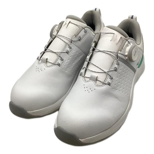MIZUNO (ミズノ) ゴルフシューズ 51GQ250105 ハザード エナジー ボア メンズ SIZE 24.5cm ホワイト×ライトグリーン