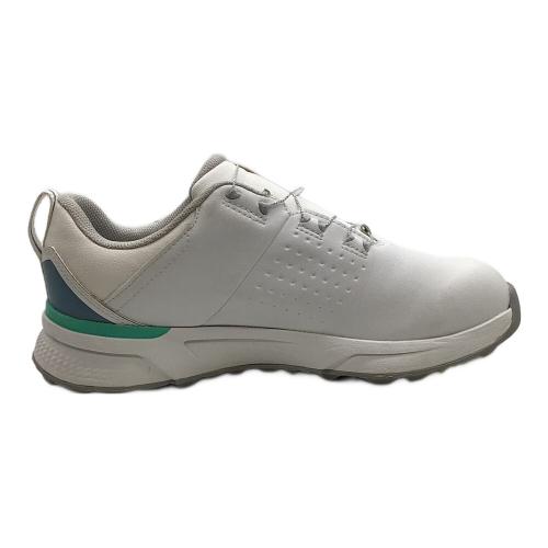 MIZUNO (ミズノ) ゴルフシューズ 51GQ250105 ハザード エナジー ボア メンズ SIZE 24.5cm ホワイト×ライトグリーン