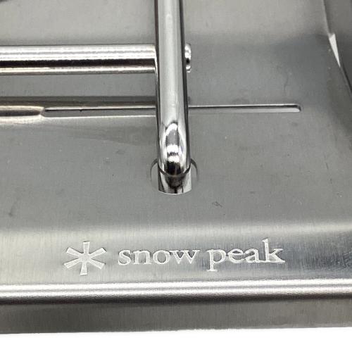Snow peak (スノーピーク) シングルガスバーナー GS-450 2019年製 フラットバーナー PSLPGマーク有
