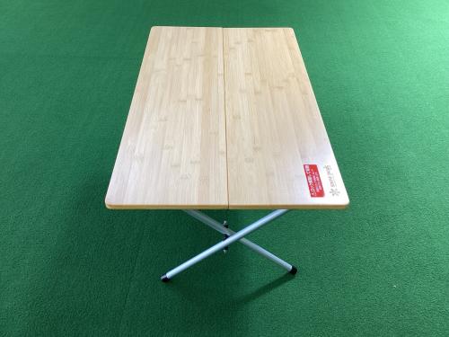 Snow peak (スノーピーク) アウトドアテーブル Lv-100TR ワンアクションローテーブル竹