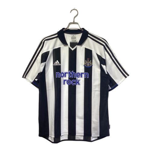 ニューカッスル サッカーユニフォーム 021786 2003-2004シーズン ホーム メンズ SIZE 2XO ホワイト×ブラック