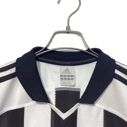 ニューカッスル サッカーユニフォーム 021786 2003-2004シーズン ホーム メンズ SIZE 2XO ホワイト×ブラック