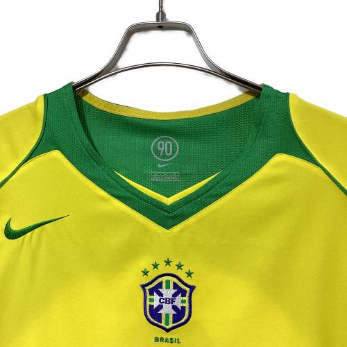 ブラジル代表 サッカーユニフォーム 2004シーズン ホーム メンズ SIZE L イエロー