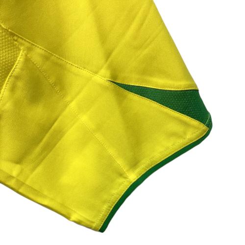 ブラジル代表 サッカーユニフォーム 2004シーズン ホーム メンズ SIZE L イエロー