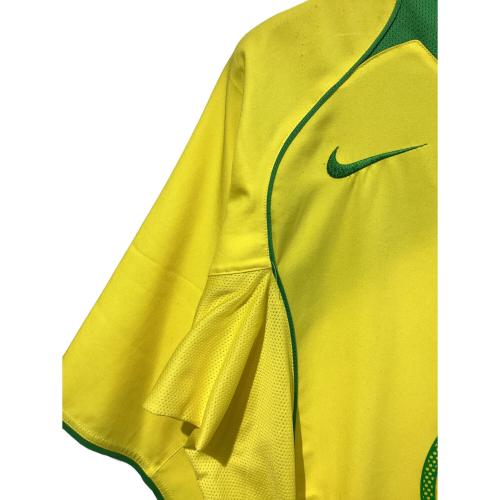 ブラジル代表 サッカーユニフォーム 2004シーズン ホーム メンズ SIZE L イエロー