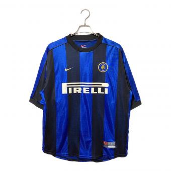 インテル (インテル・ミラノ) サッカーユニフォーム 1999-2000シーズン ホーム メンズ SIZE L ブルー×ブラック