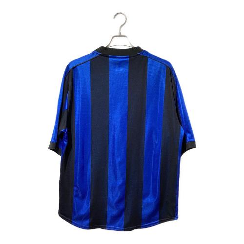 インテル (インテル・ミラノ) サッカーユニフォーム 1999-2000シーズン ホーム メンズ SIZE L ブルー×ブラック