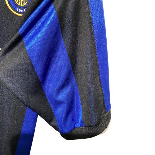 インテル (インテル・ミラノ) サッカーユニフォーム 1999-2000シーズン ホーム メンズ SIZE L ブルー×ブラック