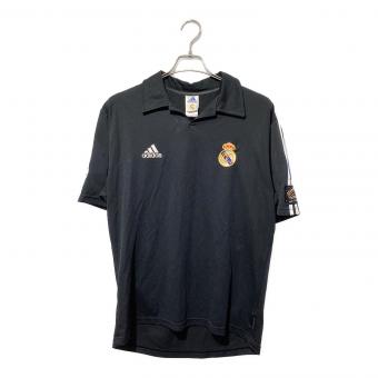 レアル・マドリード サッカーユニフォーム 134747 2002-2003シーズン アウェイ CL&100周年記念仕様 メンズ SIZE O ブラック