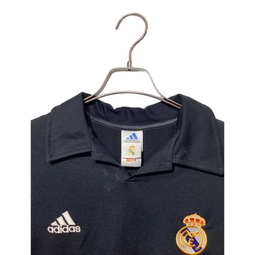 レアル・マドリード サッカーユニフォーム 134747 2002-2003シーズン アウェイ CL&100周年記念仕様 メンズ SIZE O ブラック