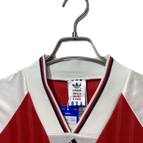 アーセナル サッカーユニフォーム KE3906 1992-1994シーズン ホーム 復刻ユニフォーム メンズ SIZE L レッド×ホワイト