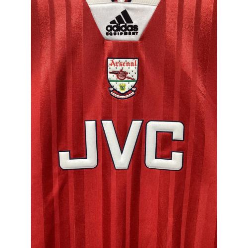 アーセナル サッカーユニフォーム KE3906 1992-1994シーズン ホーム 復刻ユニフォーム メンズ SIZE L レッド×ホワイト