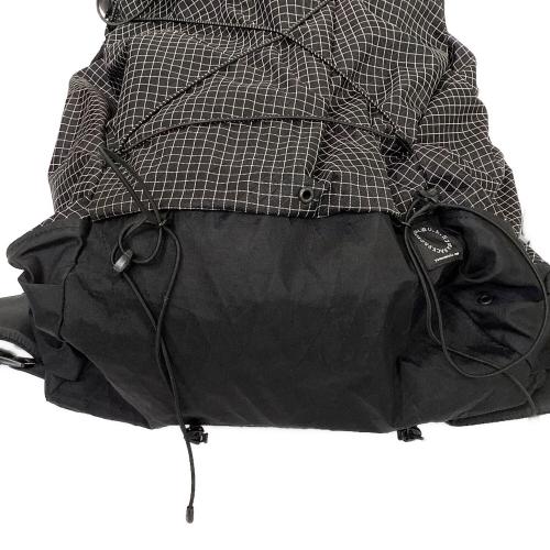 山と道 (ヤマトミチ) バックパック ブラック×ホワイト ONE ダイニーマXグリッドストップエディション