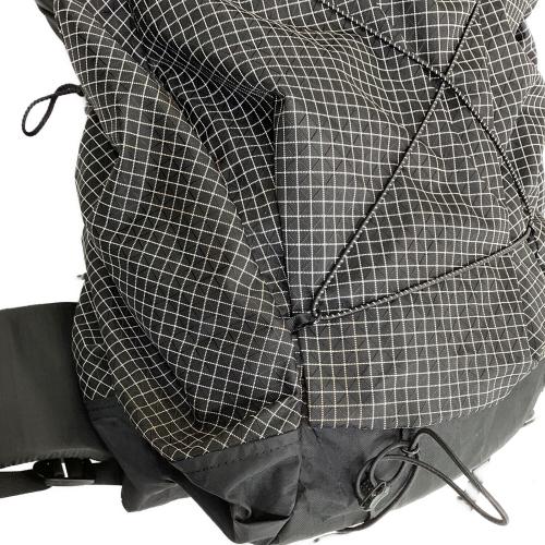 山と道 (ヤマトミチ) バックパック ブラック×ホワイト ONE ダイニーマXグリッドストップエディション