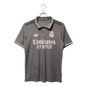 レアル・マドリード サッカーユニフォーム IY1761 2024-2025シーズン サード オーセンティック メンズ SIZE L グレー×ピンク