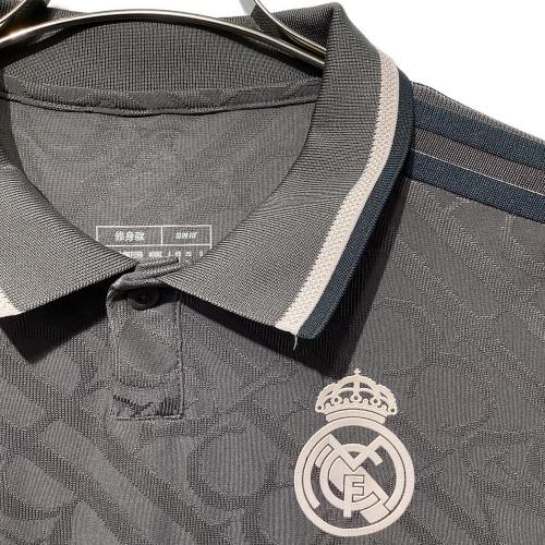 レアル・マドリード サッカーユニフォーム IY1761 2024-2025シーズン サード オーセンティック メンズ SIZE L グレー×ピンク