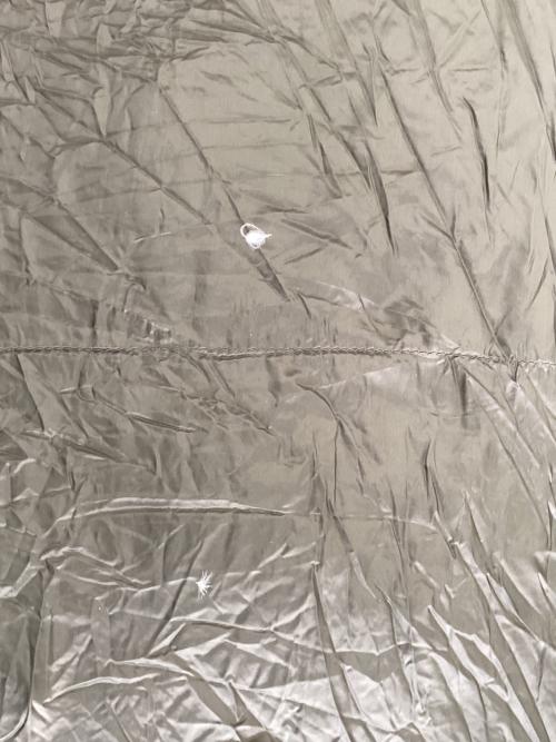 NANGA (ナンガ) マミー型シュラフ(ダウン) オリーブ×ネイビー オーロラ600DX