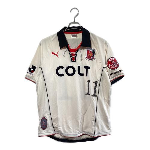 浦和レッズ (ウラワレッズ) サッカーユニフォーム PXA03RERT 2003シーズン アウェイ メンズ SIZE L ベージュ