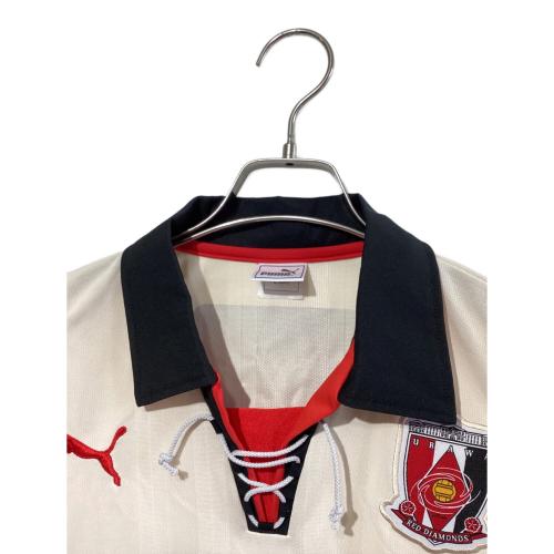 浦和レッズ (ウラワレッズ) サッカーユニフォーム PXA03RERT 2003シーズン アウェイ メンズ SIZE L ベージュ