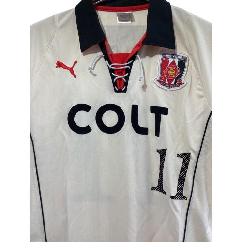 浦和レッズ (ウラワレッズ) サッカーユニフォーム PXA03RERT 2003シーズン アウェイ メンズ SIZE L ベージュ