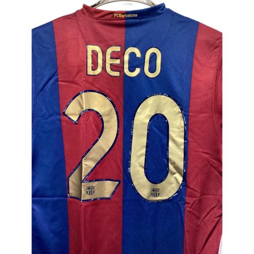 FCバルセロナ (エフシーバルセロナ) サッカーユニフォーム 146980-426 2006-2007シーズン ホーム メンズ SIZE M レッド×ネイビー