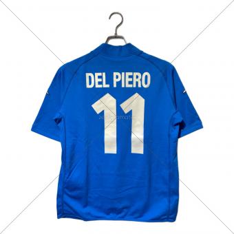 イタリア代表 (イタリアダイヒョウ) サッカーユニフォーム KFTS0006 2000シーズン ホーム メンズ SIZE M ブルー