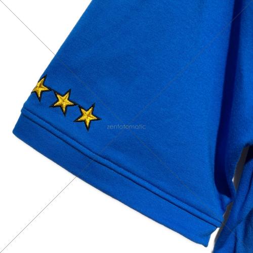 イタリア代表 (イタリアダイヒョウ) サッカーユニフォーム KFTS0006 2000シーズン ホーム メンズ SIZE M ブルー