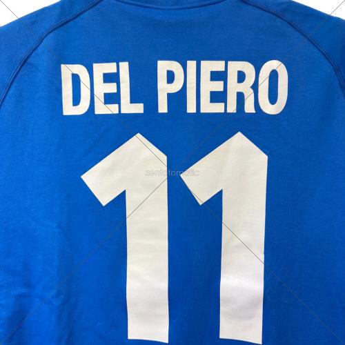 イタリア代表 (イタリアダイヒョウ) サッカーユニフォーム KFTS0006 2000シーズン ホーム メンズ SIZE M ブルー