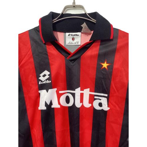 ACミラン (エーシーミラン) サッカーユニフォーム 1993-1994シーズン ホーム メンズ SIZE M ブラック×レッド