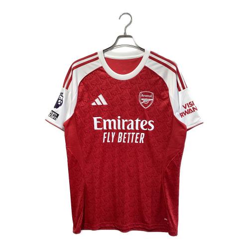 アーセナル サッカーユニフォーム JI9517 2025-2026シーズン ホーム タグ付き メンズ SIZE 2XL レッド×ホワイト