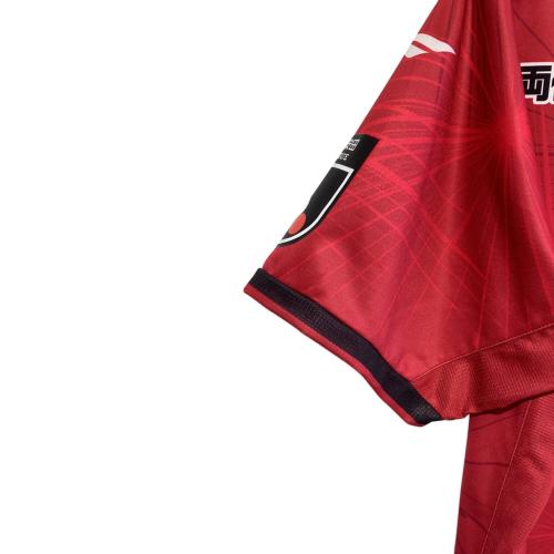 ファジアーノ岡山 (ファジアーノオカヤマ) サッカーユニフォーム 2026シーズン ホーム 明治安田J1百年構想リーグ仕様 メンズ SIZE XO レッド