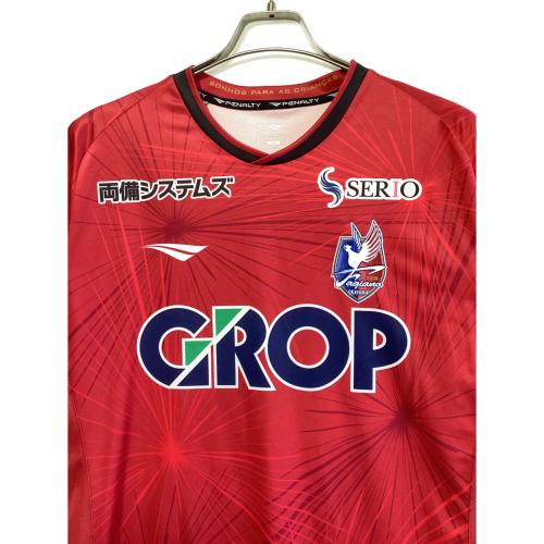 ファジアーノ岡山 (ファジアーノオカヤマ) サッカーユニフォーム 2026シーズン ホーム 明治安田J1百年構想リーグ仕様 メンズ SIZE XO レッド