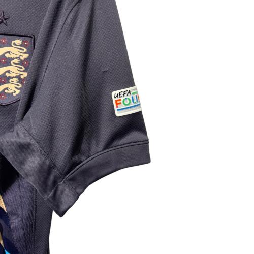イングランド代表 (イングランドダイヒョウ) サッカーユニフォーム FJ4272-573 2024年アウェイユニフォーム メンズ SIZE M パープル