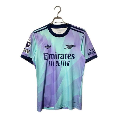 アーセナルFC サッカーユニフォーム IZ0114 24-25シーズン サードユニフォーム メンズ SIZE S ブルー×パープル