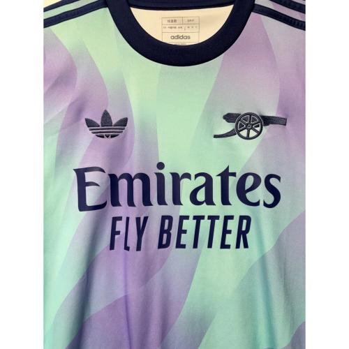 アーセナルFC サッカーユニフォーム IZ0114 24-25シーズン サードユニフォーム メンズ SIZE S ブルー×パープル